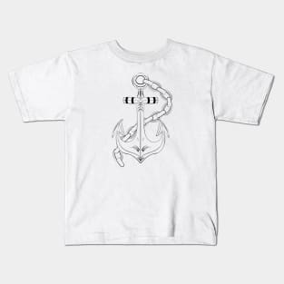 Vintage Anchor Kids T-Shirt